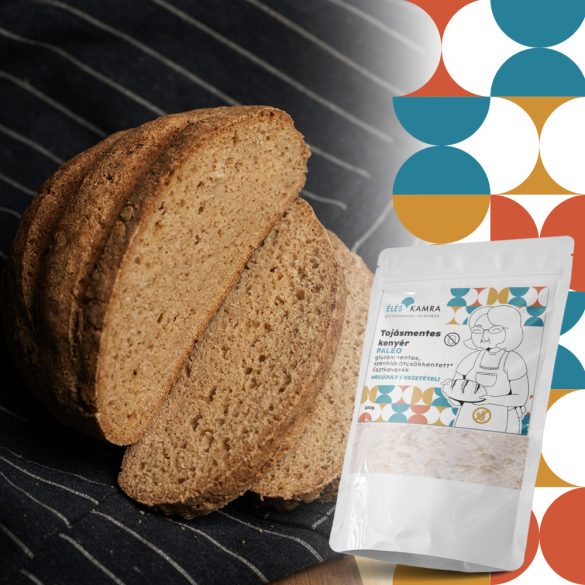 Éléskamra Tojásmentes puha kenyér szénhidrát csökkentett lisztkeverék 175 g (gluténmentes, paleo, cukormentes)