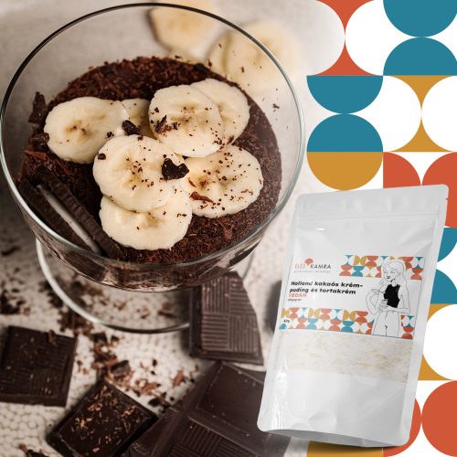 Éléskamra Vegán Holland kakaós krémpuding és tortakrém alappor 60 g gluténmentes 
